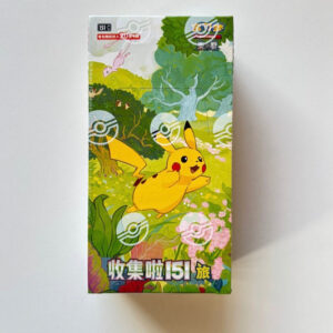 Pokemon Collect 151 Journey Jumbo Box Simplified Chinese Display Card Box Sealed